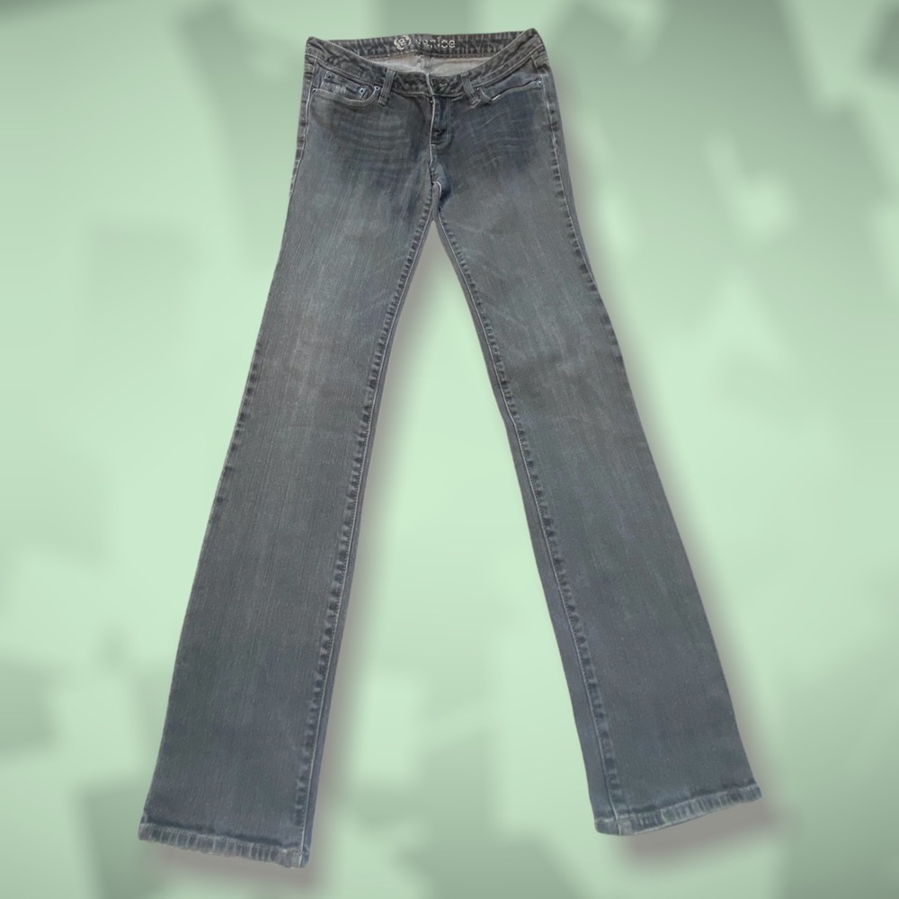 Bullhead Venice Low Rise Skinny Black Jeans Sz 7 long